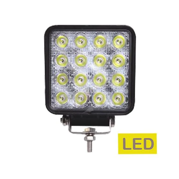 FARO DE TRABAJO 16 LED 3.200 LUMEN CUADRADO