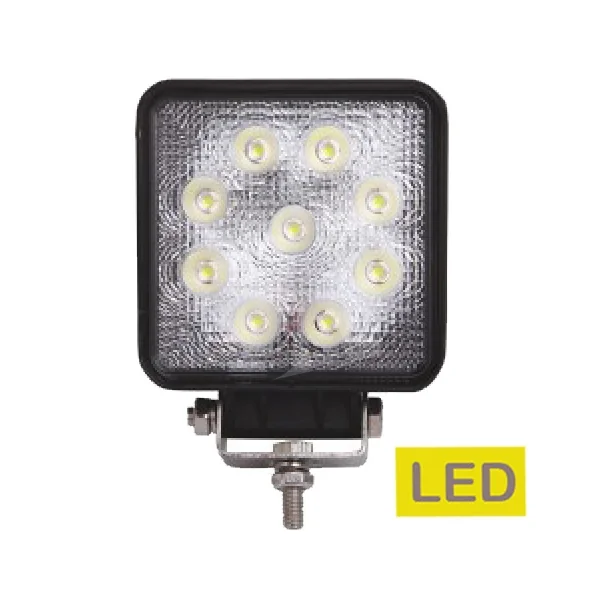 FARO DE TRABAJO 9 LEDS 1600 LM CUADRADO