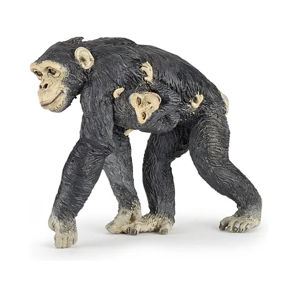 Figura PAPO Chimpancé con bebe