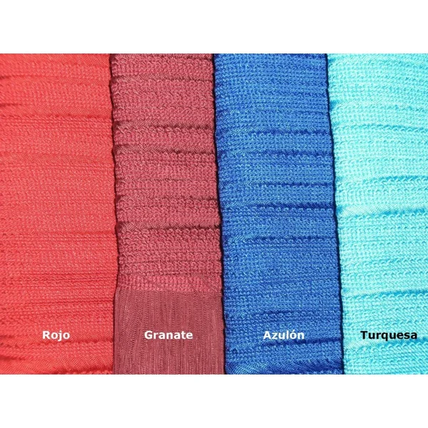 Fleco de seda (rayon) - 10cm