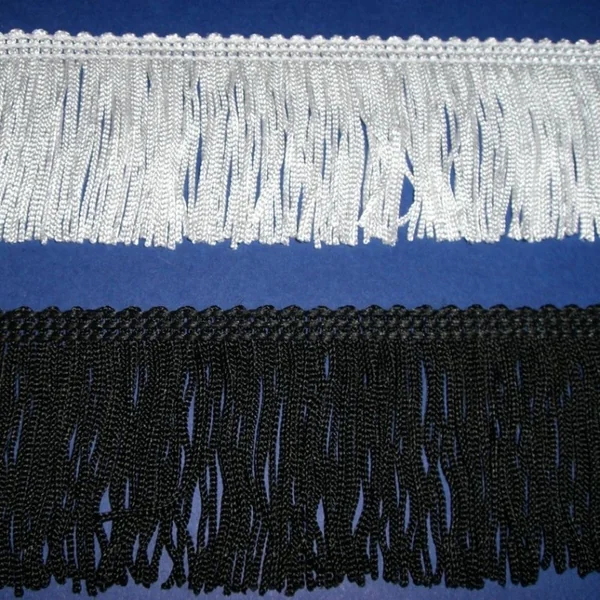 Fleco de seda (rayon) - 4cm