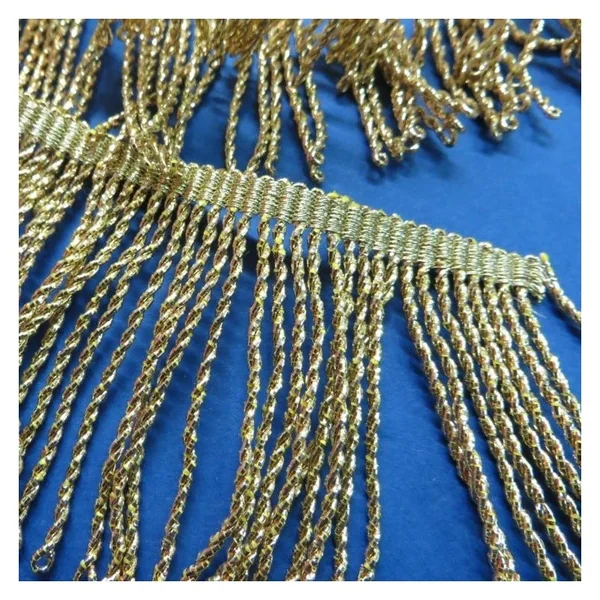 Fleco dorado metalizado