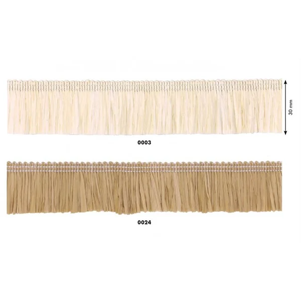 Fleco rafia natural Latina