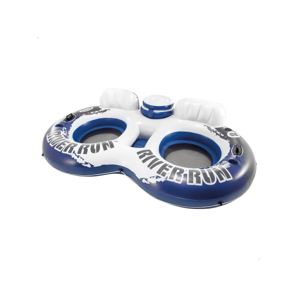 Flotador redondo doble hinchable River Run 157x243 cm