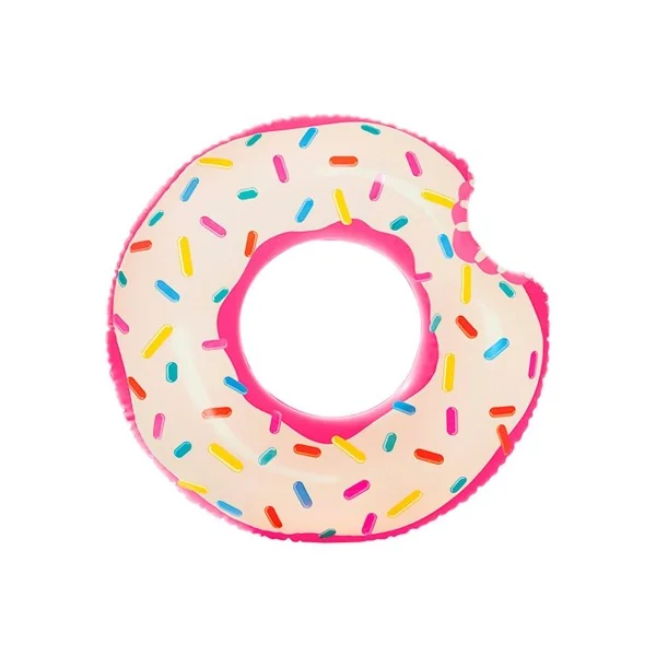Flotador redondo INTEX donut hinchable rosa 94 cm
