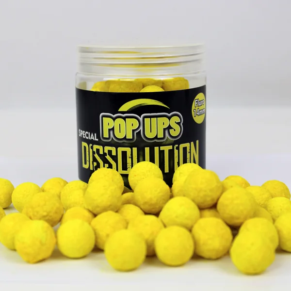FLURO POP UPS DISSOLUTION CRAB MACHINE AMARILLO PRO ELITE