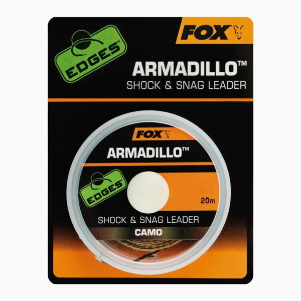 FOX ARMADILLO CAMO SHOCK & SNAG LEADER 30 LB 20 M