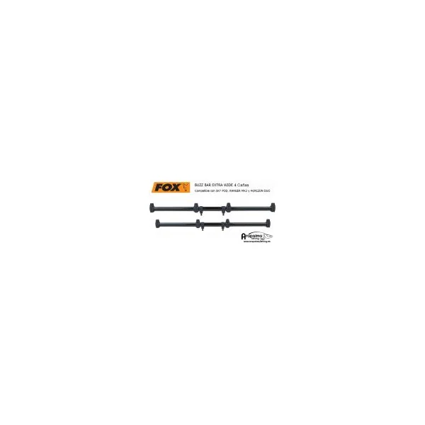 FOX Buzzer Bar Extra Wide - 4 Rod Set - Arapaima Fishing