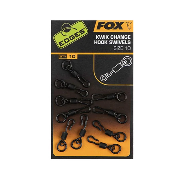 FOX EDGES KWIK CHANGE HOOK SWIVELS