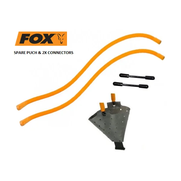 FOX RANGEMASTER POWERGRIP SPARE MULTI POUCH & 2X CONNECTORS