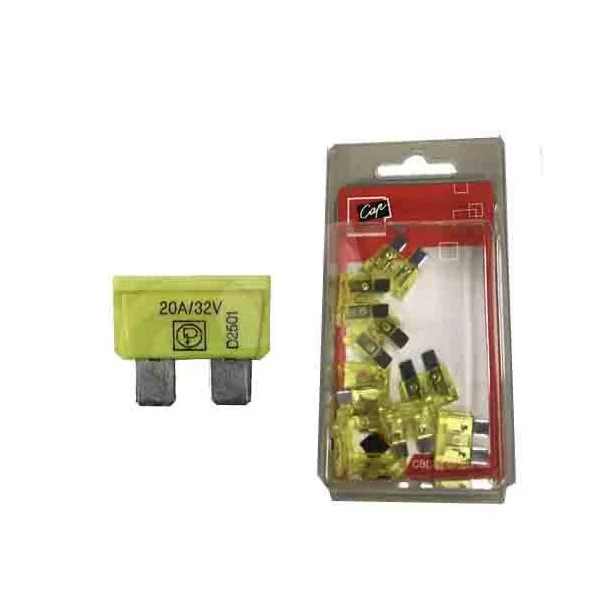 FUSIBLE 20A AMARILLO (BLISTER)