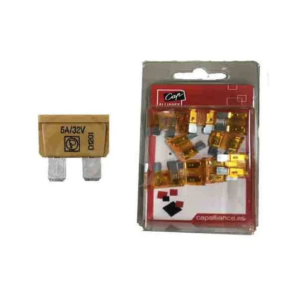 FUSIBLES 5A NARANJA (BLISTER)