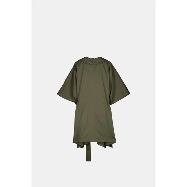 Gabardina estilo capa verde - Imagen 2
