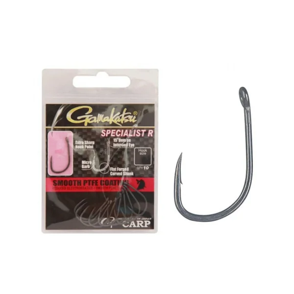 GamaKatsu G-Carp Specialist R Grey Hook Size 4