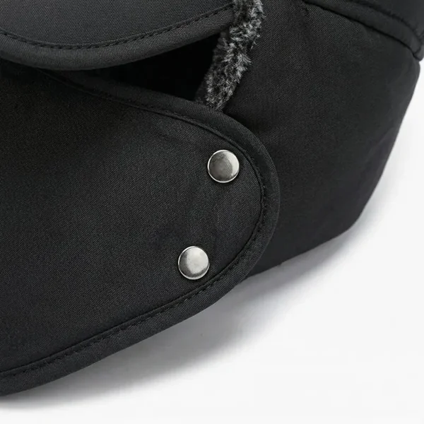 Gorra de béisbol de invierno con cubre rostro - Imagen 3