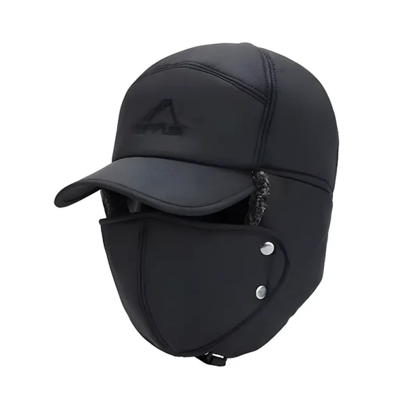 Gorra de béisbol de invierno con cubre rostro - Imagen 6