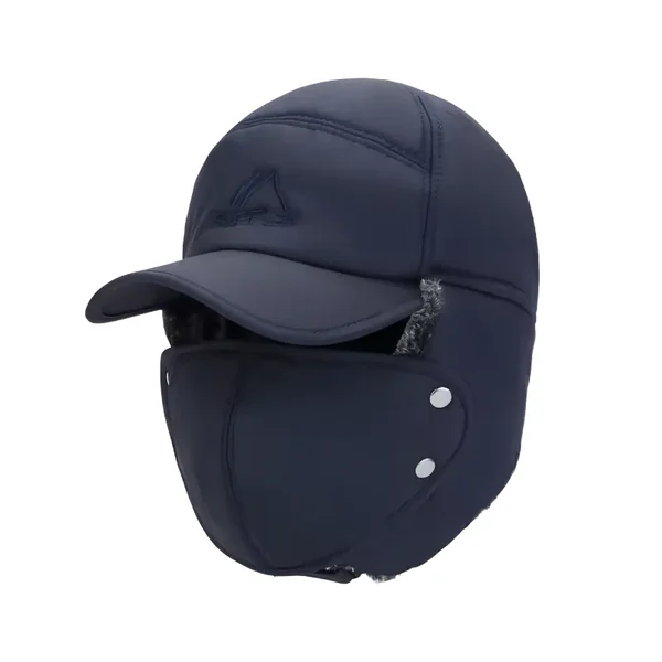 Gorra de béisbol de invierno con cubre rostro - Imagen 7