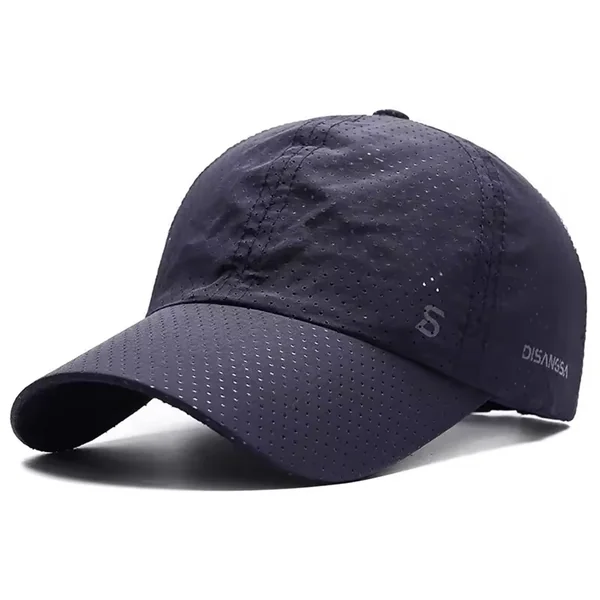 Gorra de béisbol lisa, transpirable y ajustable - Imagen 10
