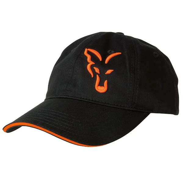 GORRA FOX BLACK/ORANGE BASEBALL CAP