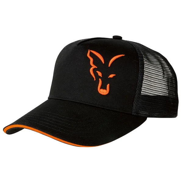 GORRA FOX BLACK/ORANGE TRUCKER CAP