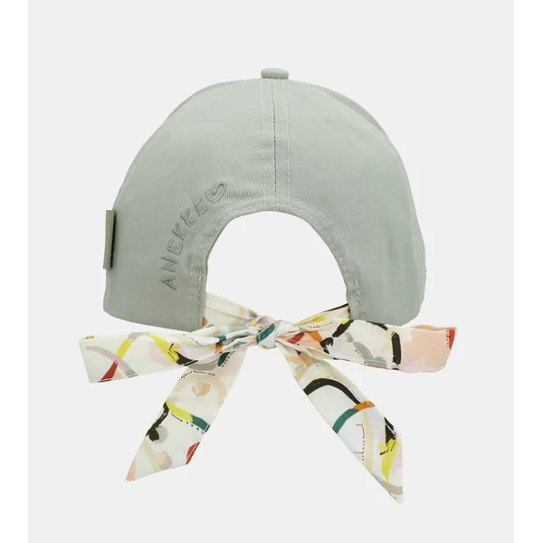 Gorra verde lazo estampado - Imagen 2