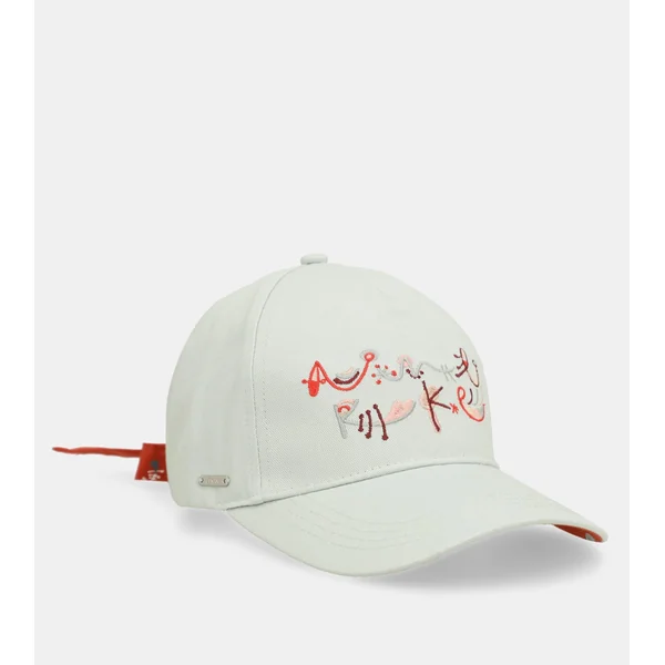 Gorra verde lazo rojo - Imagen 5