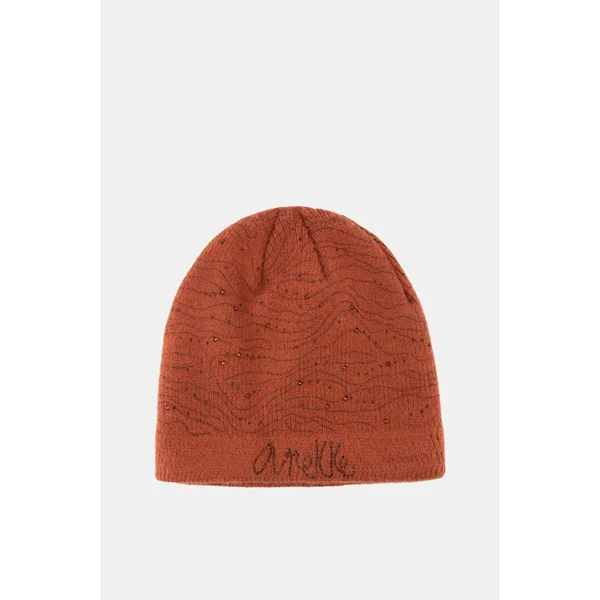 Gorro de punto burdeos