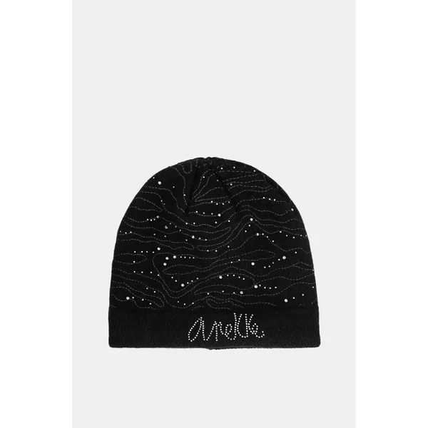 Gorro de punto negro