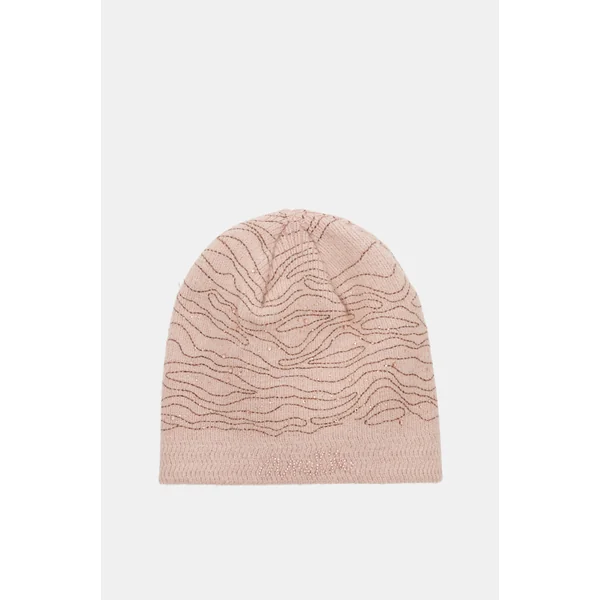 Gorro de punto rosa