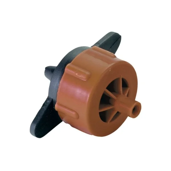 Gotero autocompensante desmontable 4l/h marrón