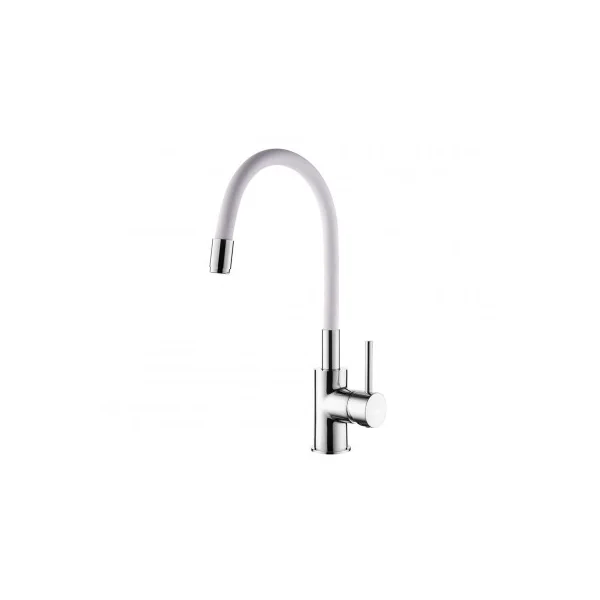 Grifo de fregadero monomando caño Blanco Wolobby / REF:05WOL570BL