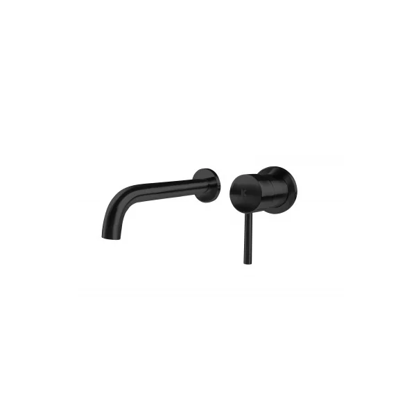 Grifo de lavabo monomando empotrado plenum negro