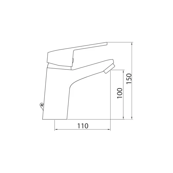 Grifo lavabo 100 s12 xtreme - Imagen 2