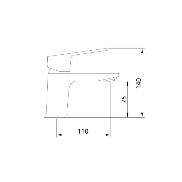 Grifo lavabo 75 vogue elegance - Imagen 2