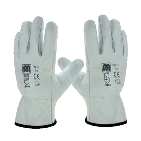 GUANTE FLOR VAC. GRIS T-10