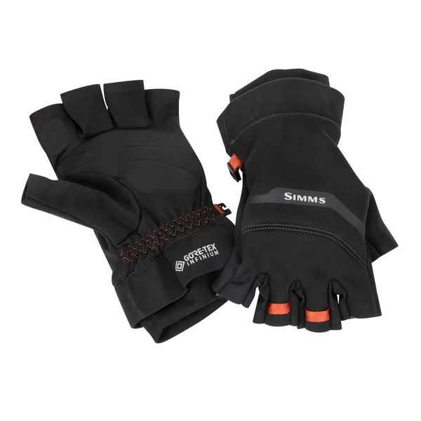Guante Simms Gore Infinium Half Finger black