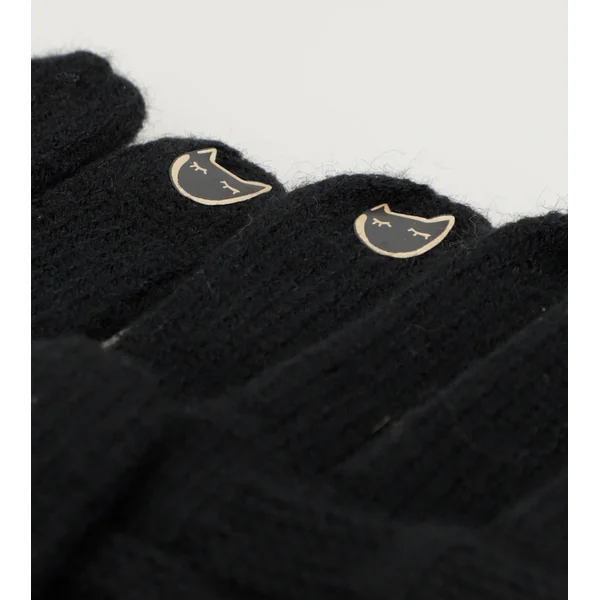Guantes de punto negro - Imagen 5