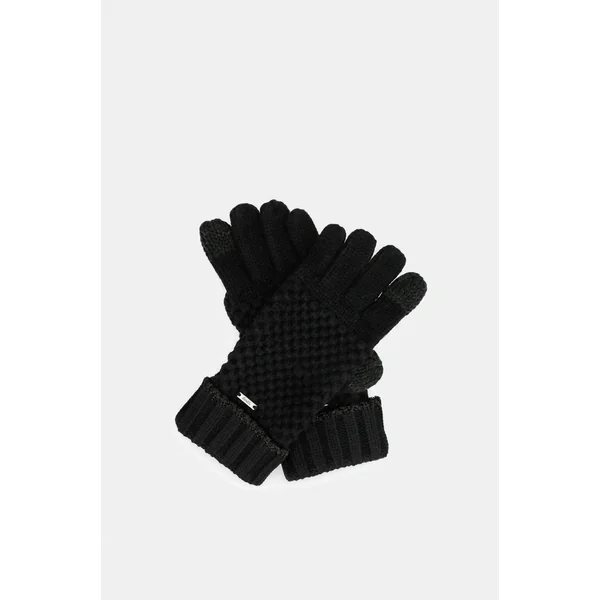 Guantes de punto negros - Imagen 4