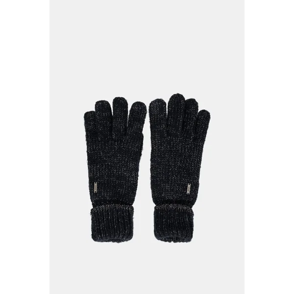 Guantes logomanía azul marino