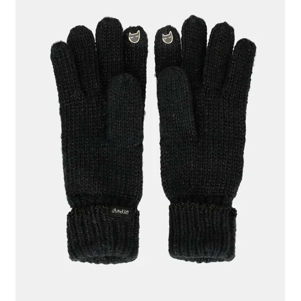 Guantes logomanía negro - Imagen 2