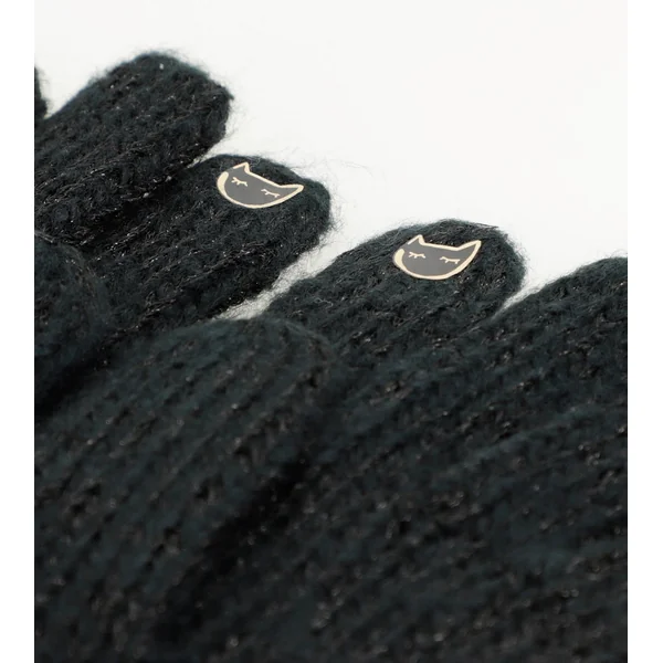 Guantes logomanía negro - Imagen 5