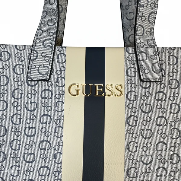 Guess Cartera Ines Mini Satchel Navy - Imagen 7