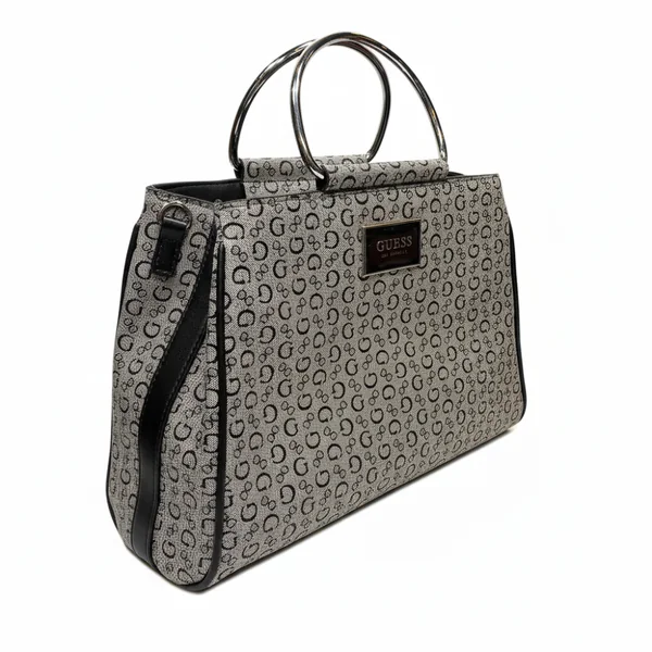 Guess Cartera Satchel Jarson Black - Imagen 4