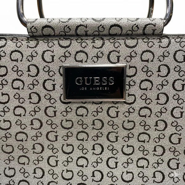 Guess Cartera Satchel Jarson Black - Imagen 7