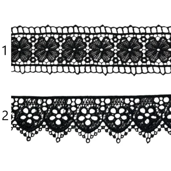 Guipur negro PC22-8
