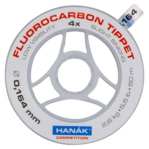 Hanak Fluorocarbono Tippet 50 m materiales para bajos