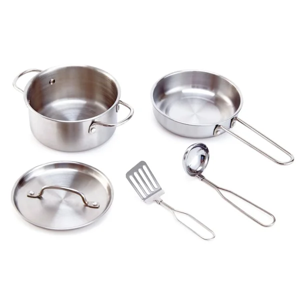 Hape 2-in-1 Kitchen & Grill Set 6 piezas 3+ - Imagen 3