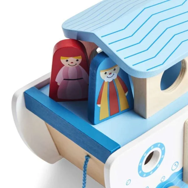 Hape Pull Along Noah's Ark 17 piezas 1-3 años - Imagen 4