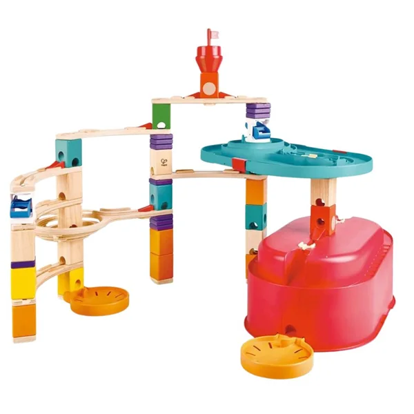 Hape Quadrilla Stack Track Bucket Set 4+ - Imagen 2