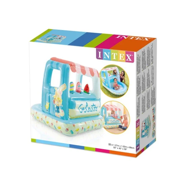 Heladería hinchable INTEX con 3 helados - Imagen 5